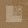 Celtic Letter L Monogram